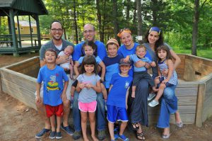 Strosberg and Potok Families at camp