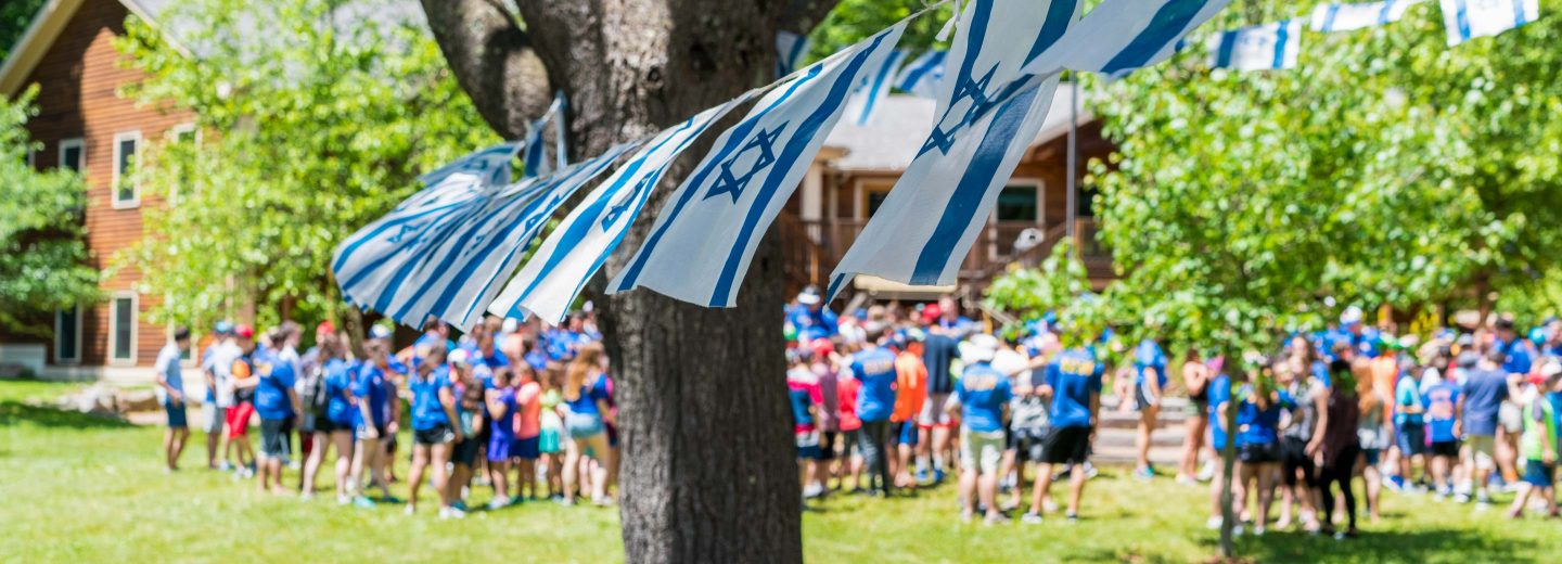 Israeli flags