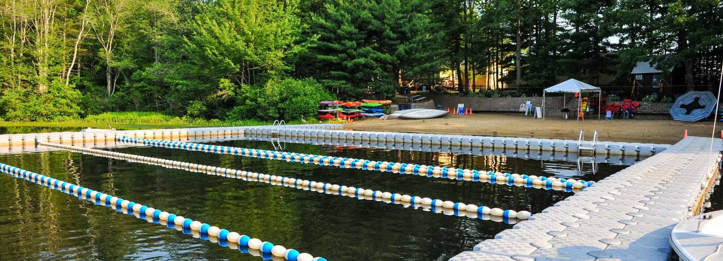 Waterfront swim lanes